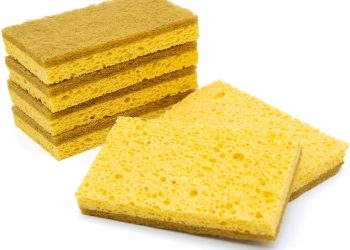 Natural plastic-free kitchen Sponges