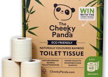 The Cheeky Panda Bamboo Unbleached Toilet Paper